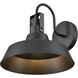 Axell 1 Light 9.75 inch Powder Coated Black Outdoor Wall Sconce